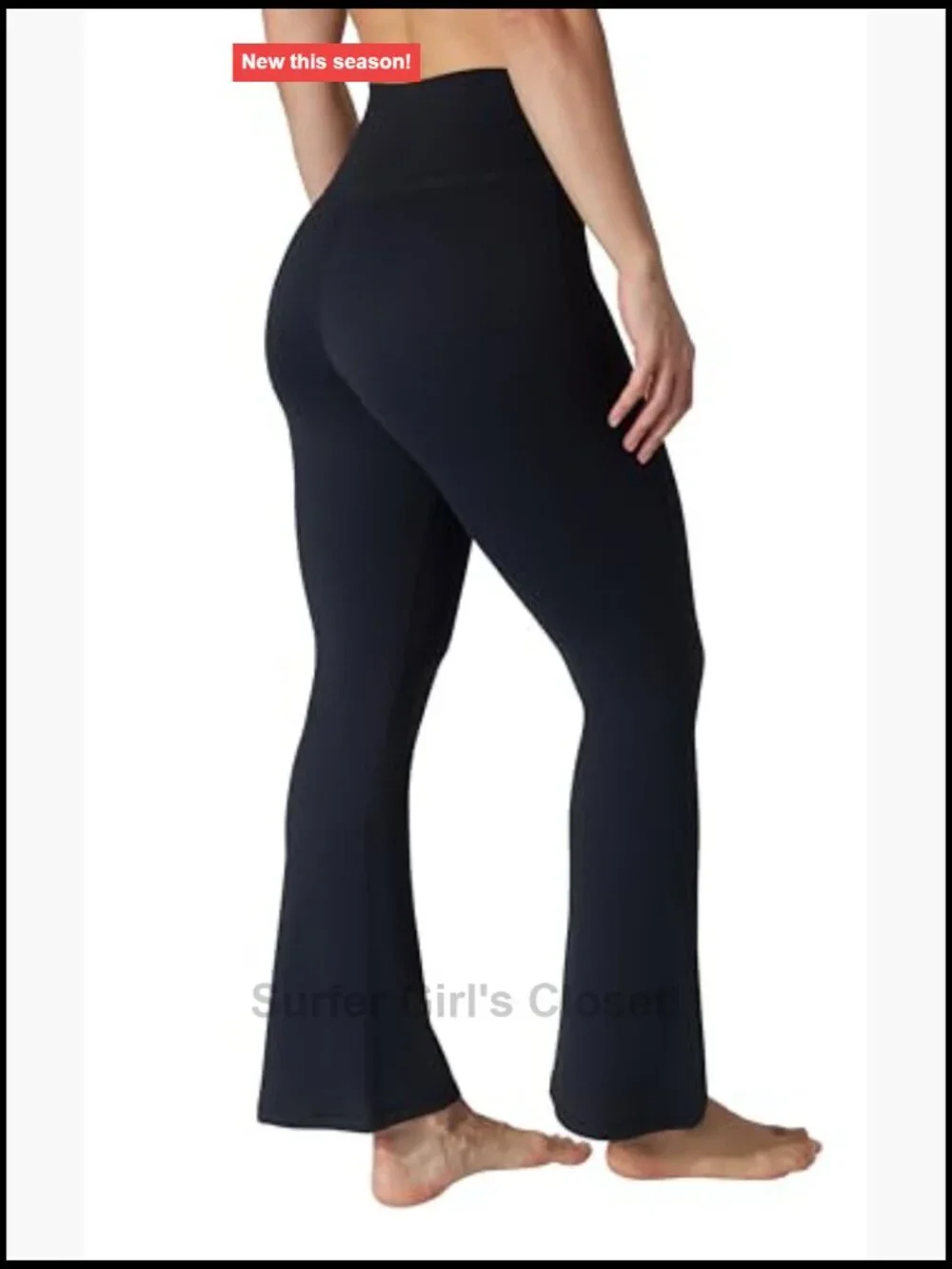 High Waisted Flare Legging Crossover Squat Proof Yoga Pant